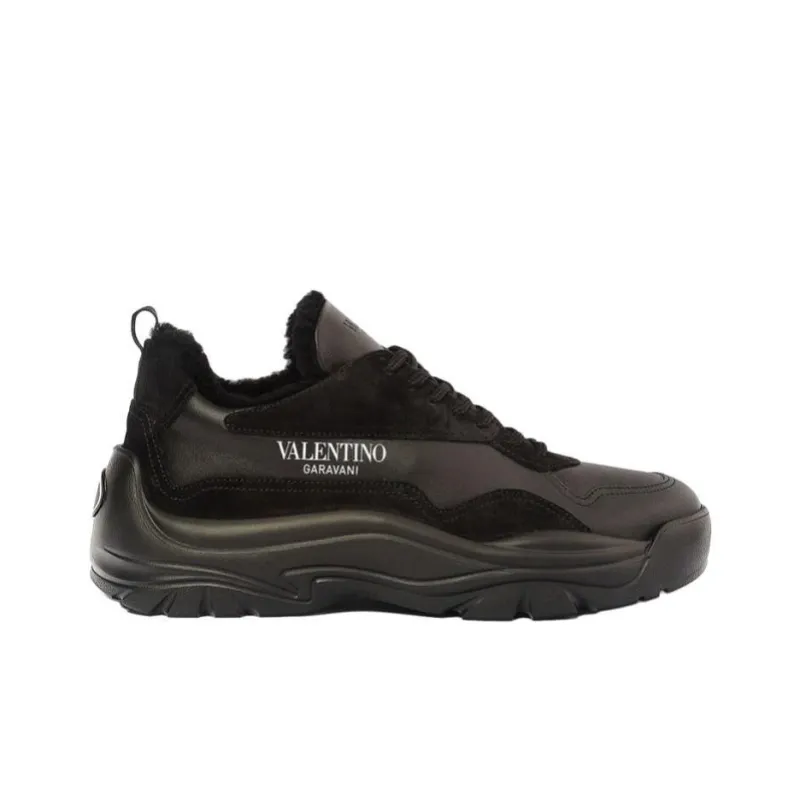 Valentino Gumboy Low Top Casual Shoes Men's Black-1
