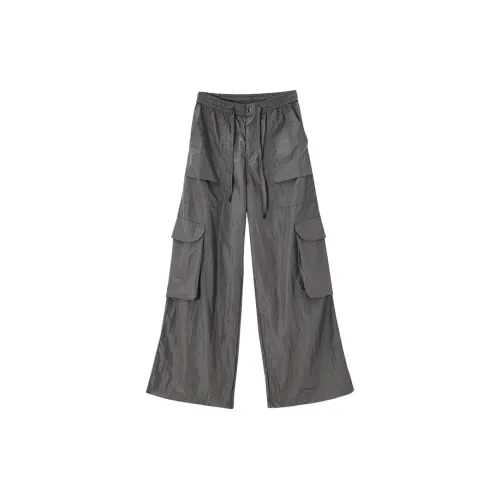 KORAKUBLUE Cargo Pants Unisex Photoelectric Gray