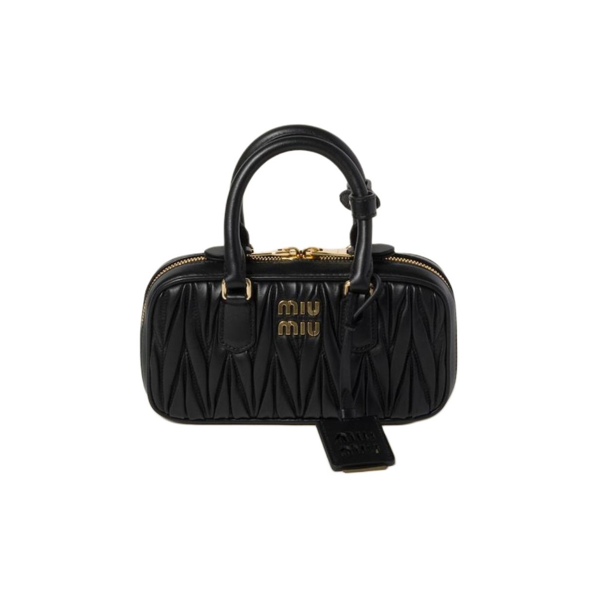 MIUMIU バッグArcadie leather shoulder bag Cognac Arcadie Leather Bag | Miu Miu