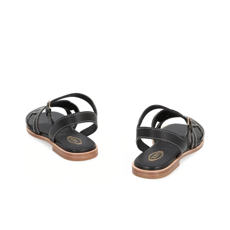 TOD'S Kate Contrast Stitched Sandals Women's-4