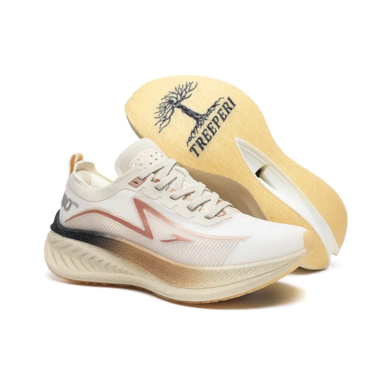 TREEPERI Running Shoes Men Low Top Gold-3