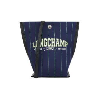 LONGCHAMP Cotton With Polyester Shoulder Bag, Crossbody Bag Women's Marine Blue