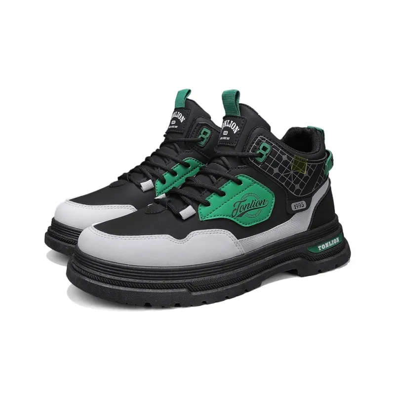 Tonlion Cushioned Slip-Resistant Abrasion-Resistant Mid-Top Casual Shoes Men's-12