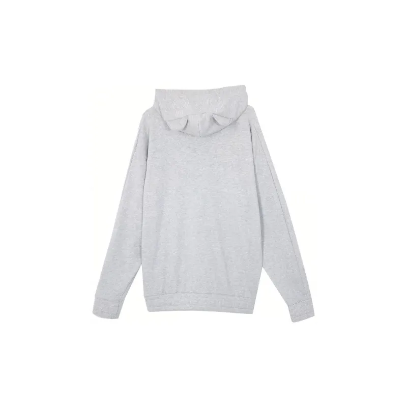 PUMA NEKO GRAPHIC T7 FZ HOODIE Sweatshirt Unisex Light Mixed Gray-1