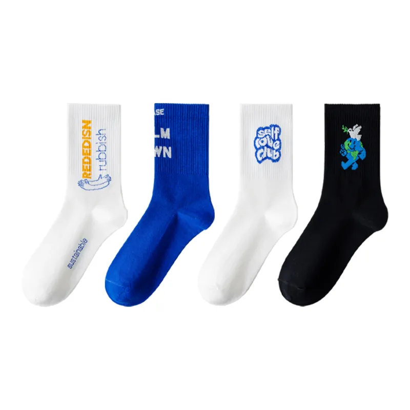 Caramella Mid Calf Socks Women's 4 Pack-0