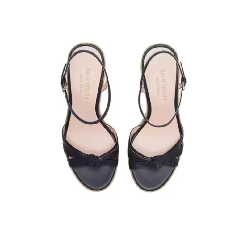 Kate Spade Tessa Strap Sandals 10cm Women's Black-3