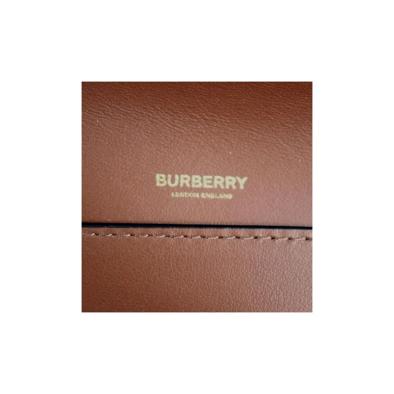 Burberry Canvas With Leather Wallet Women's Brown-5