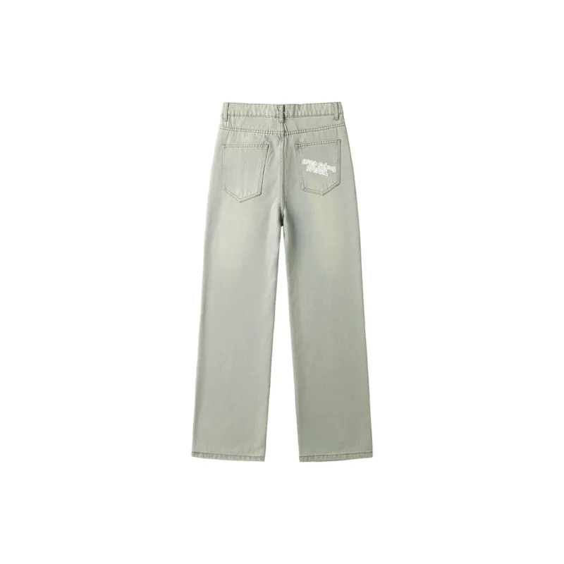 AFTER SCHOOL SPECIAL Jeans Unisex Yellow Mud-1