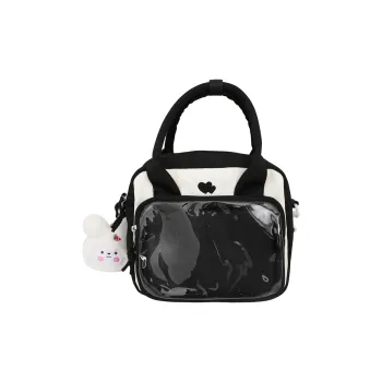 Travel Polyester-Cotton Blend Handbag Regular Women's Black/White/Blue/Pink/Yellow