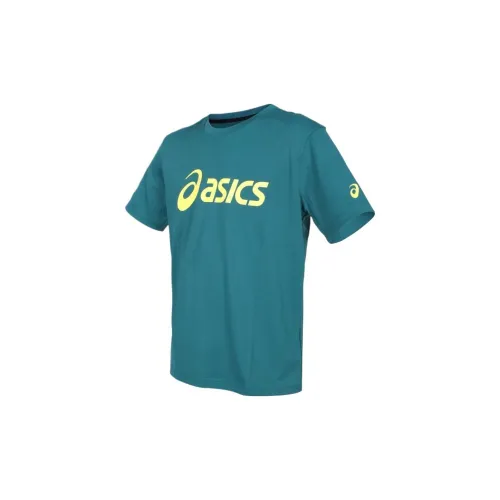 Asics T-Shirts Men Green/Yellow