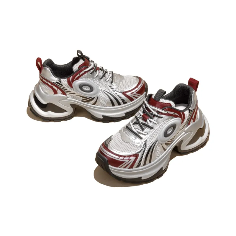 SNOWELF Height Increasing Low-Top Chunky Sneakers Women's-2
