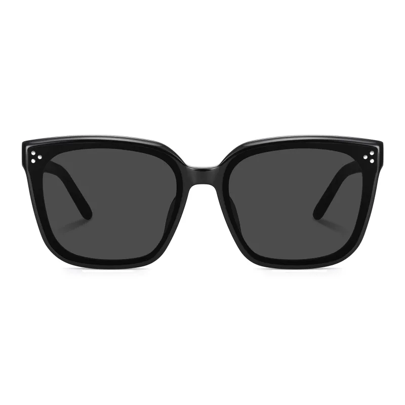 SUYAN Plate Frame Square Sunglasses Unisex-2