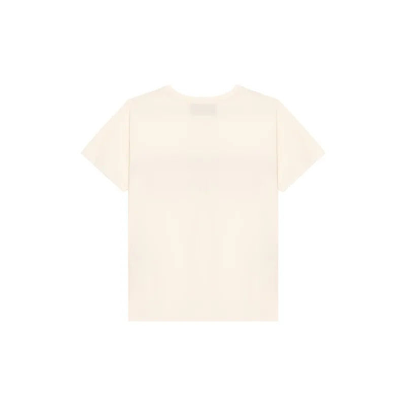 GUCCI Boutique Print Cotton T shirt White-1