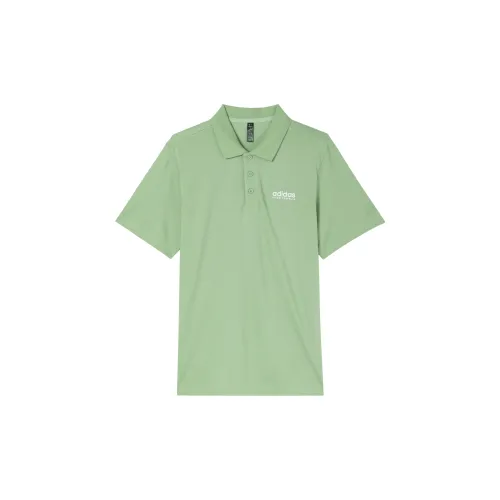 Adidas Polo Shirts Men Enchanted Yellow Green