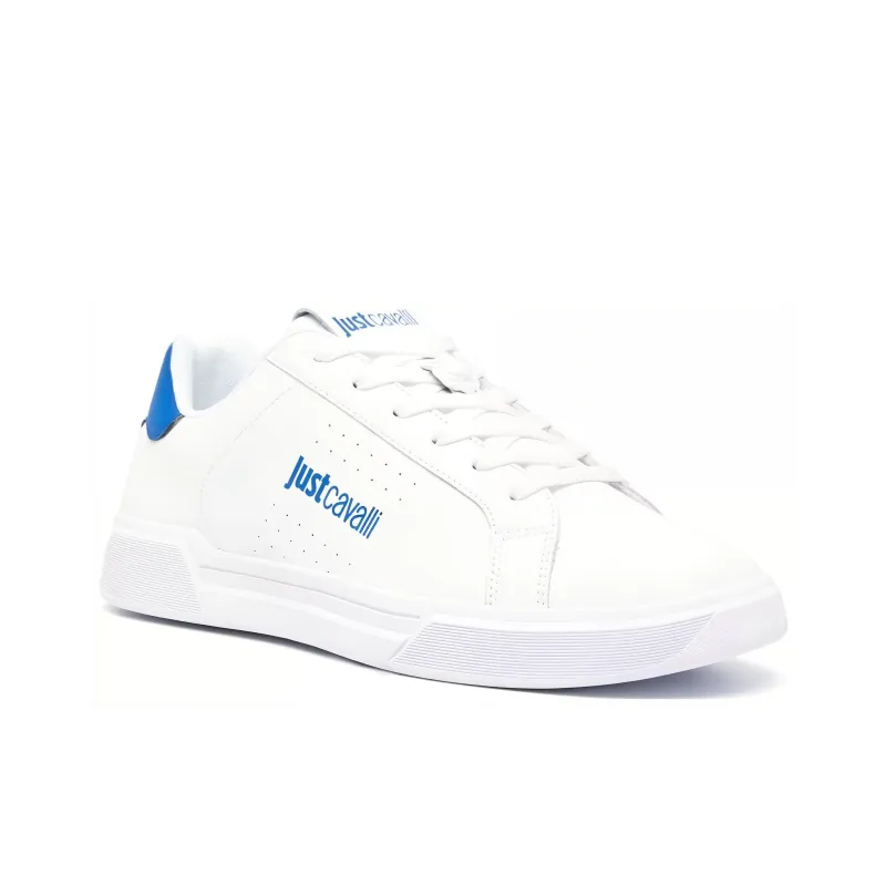 Just Cavalli Tiger Head-motif Leather Sneakers-2