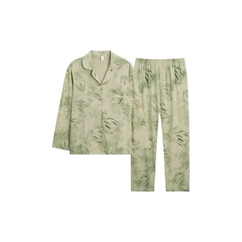 Sha Qian Pajama Set Women's The Buds Are Green