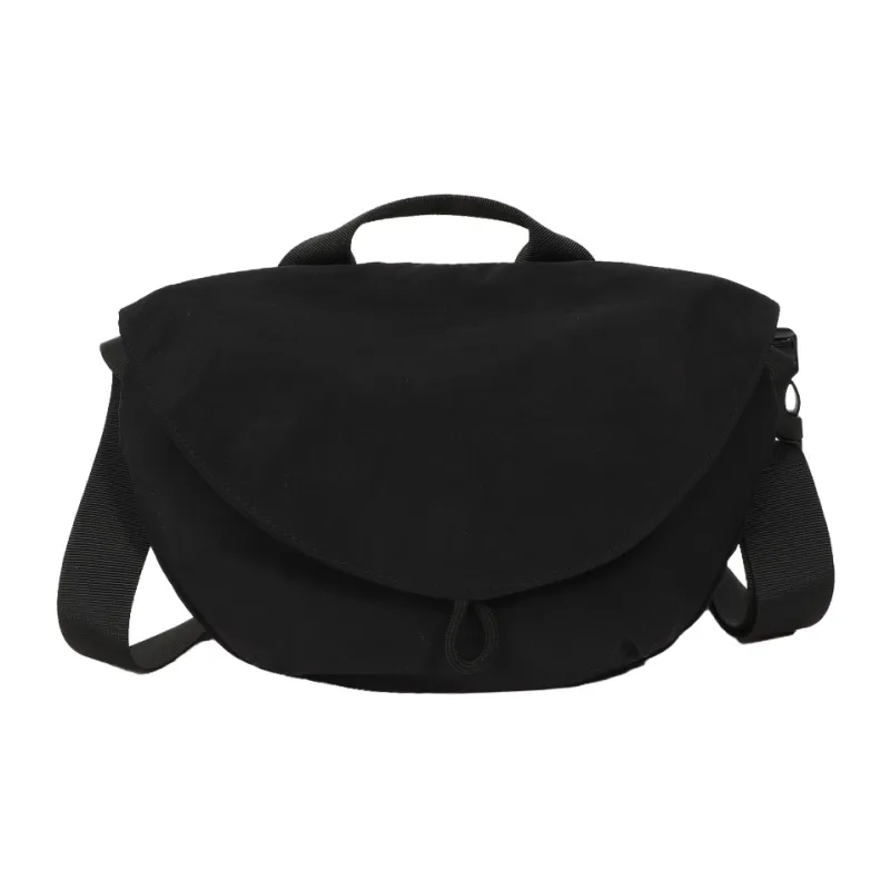 Single Warehouse Nylon Fabric Fanny Pack Unisex Ecru/Black/Purple/Khaki/Green-6