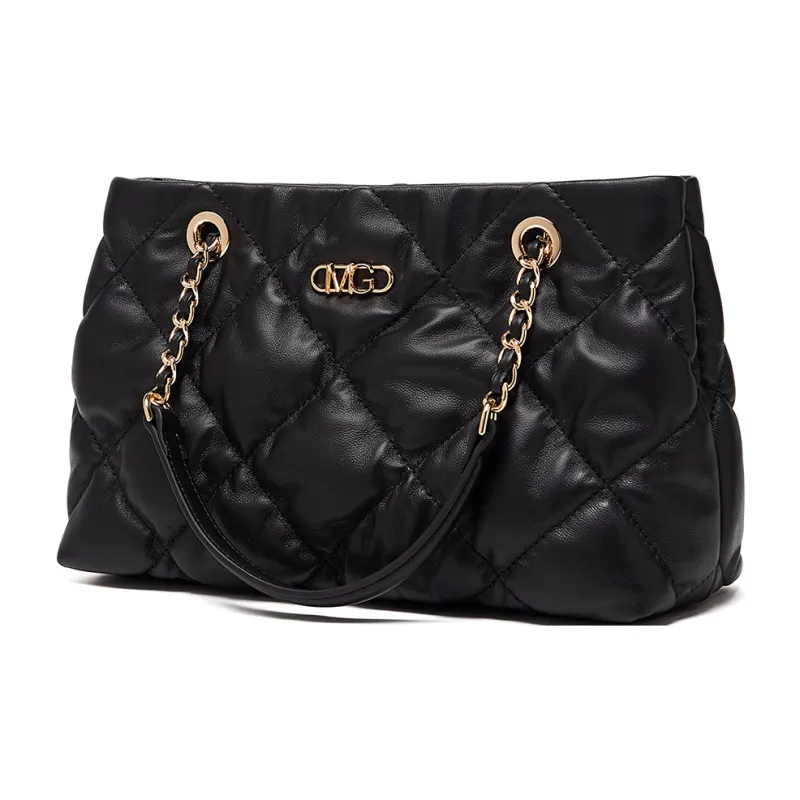 Montagut Sheepskin Chain Bag, Shoulder Bag Regular Women's Ecru/Light Green/Stone Gray/Acorn/Ice Coffee/Yellow/Black-31