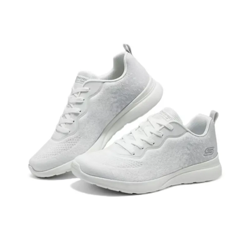 Skechers Bob's Slip Resistant Breathable Low Top Casual Shoes Women's White-2