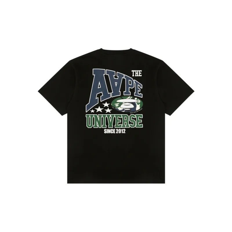 Aape Moonface Logo Universe T-shirt-1