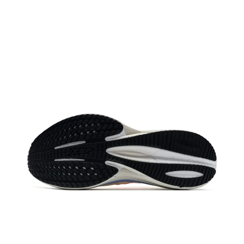 XTEP Five point Speed 2.0 Cushioning Low Top Running Shoes Women's Canvas White/Black-5