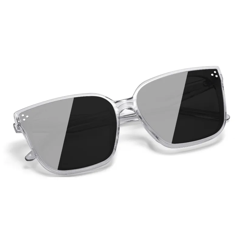 SUYAN Plate Frame Square Sunglasses Unisex-5
