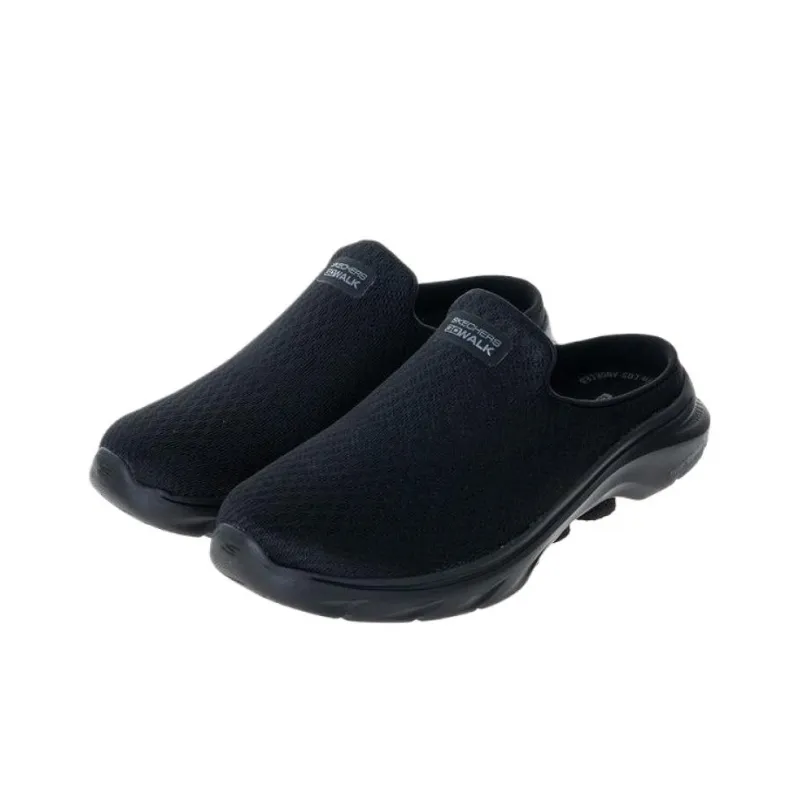 Skechers GO WALK 7 Slip Resistant Abrasion Resistant Closed Toe Slippers Women's Black-2