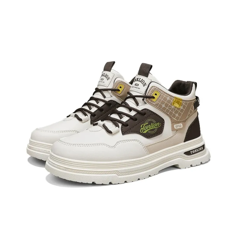 Tonlion Cushioned Slip-Resistant Abrasion-Resistant Mid-Top Casual Shoes Men's-7