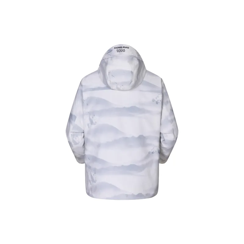 Panda Panda Collection Warm Water Resistant Rainproof Windproof Windbreaker Jacket Unisex-1