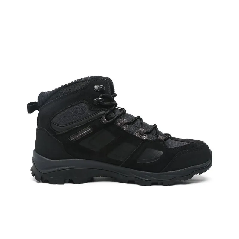 Jack Wolfskin Anti Slip Wear Resistant Mid Top Hiking Shoes Men's Black-1