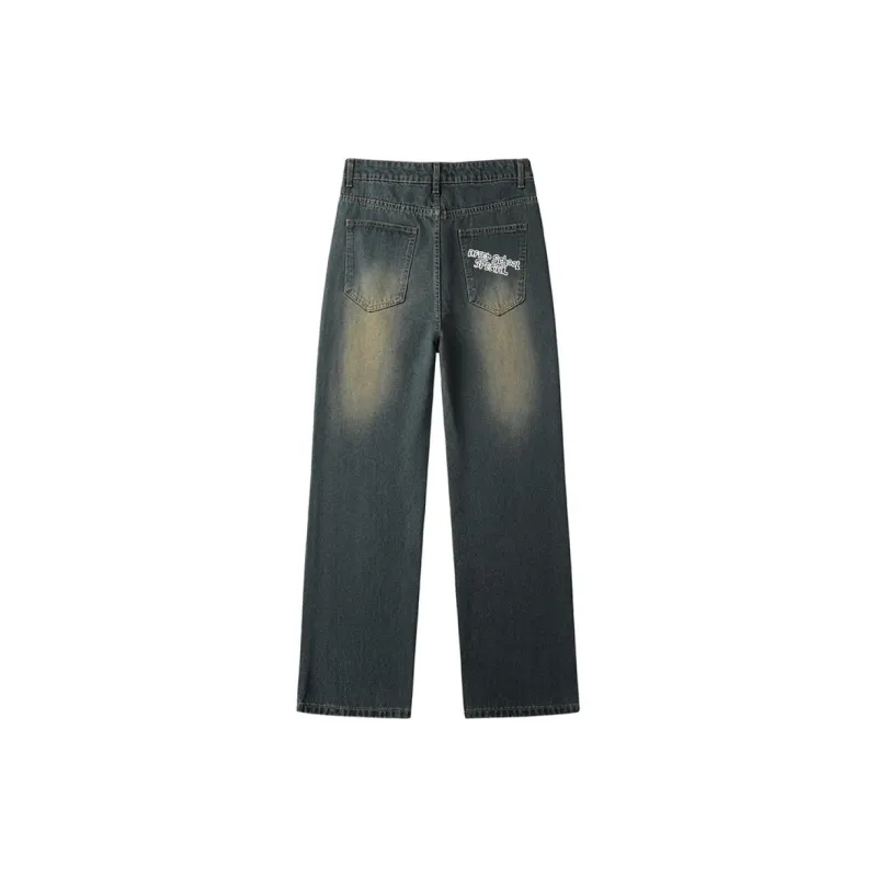AFTER SCHOOL SPECIAL Jeans Unisex Vintage Blue-1
