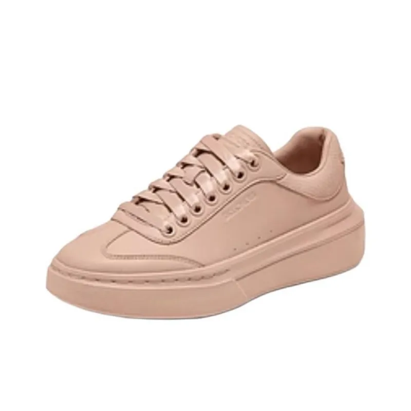 Skechers Court Classics Anti Slip Wear Resistant Low Top Skateboard Shoes Women's Tan-2