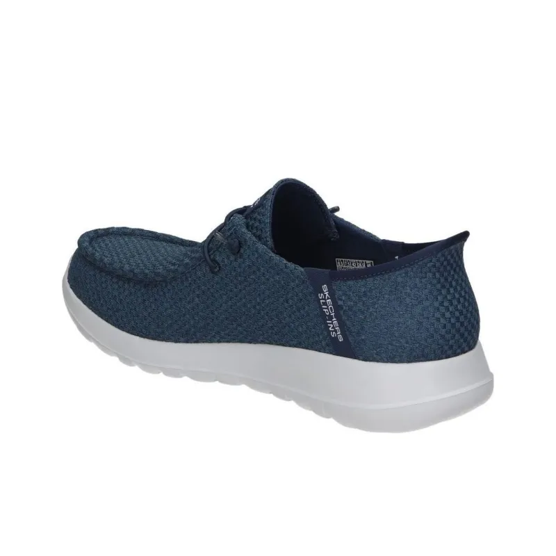 Skechers MEN'S GO WALK Wear Resistant Low Top Casual Shoes Men's Blue-3