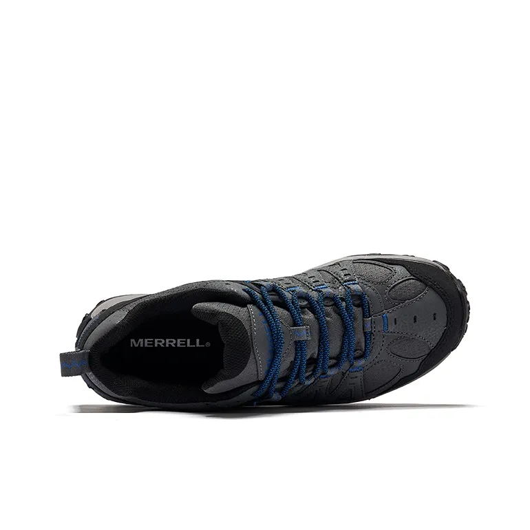 MERRELL ACCENTOR GTX Slip-Resistant Low-Top Trekking Shoes Men's Gray Blue-2