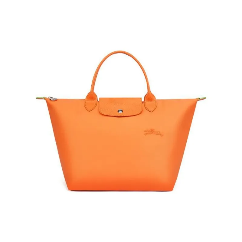 LONGCHAMP Le Pliage Logo Embroidered Medium Tote Bag-0