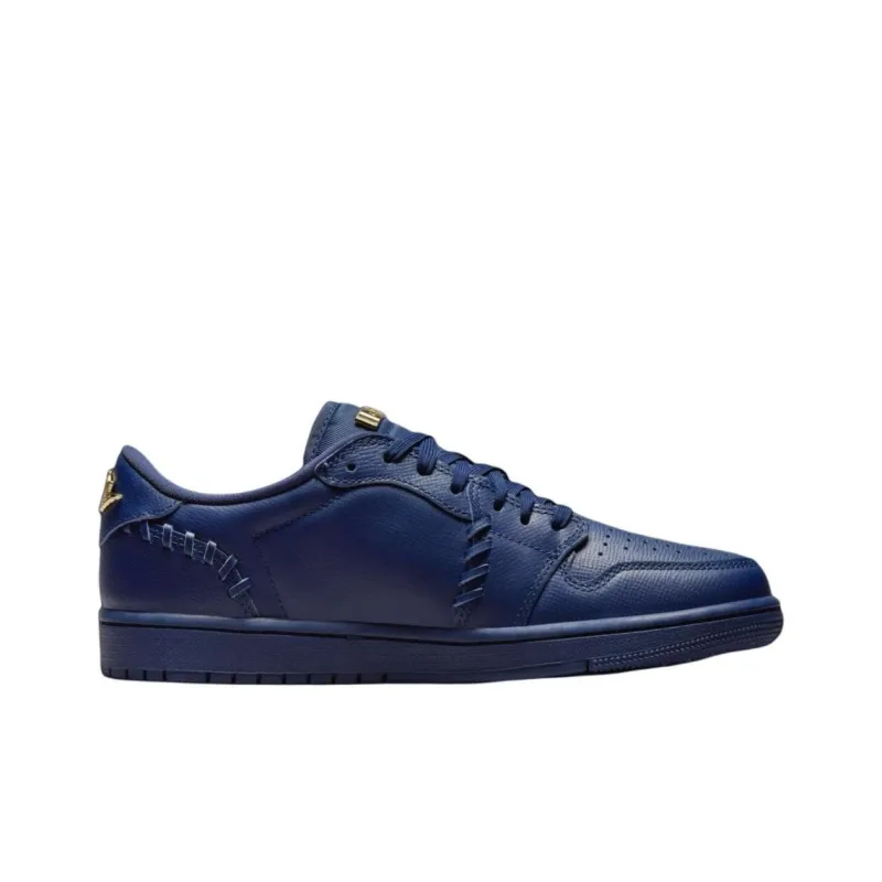 Jordan 1 Low Method Of Make Midnight Navy Metallic Gold Women's-1