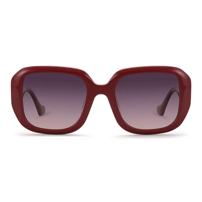 SUYAN Plate Frame Square Sunglasses Unisex-10