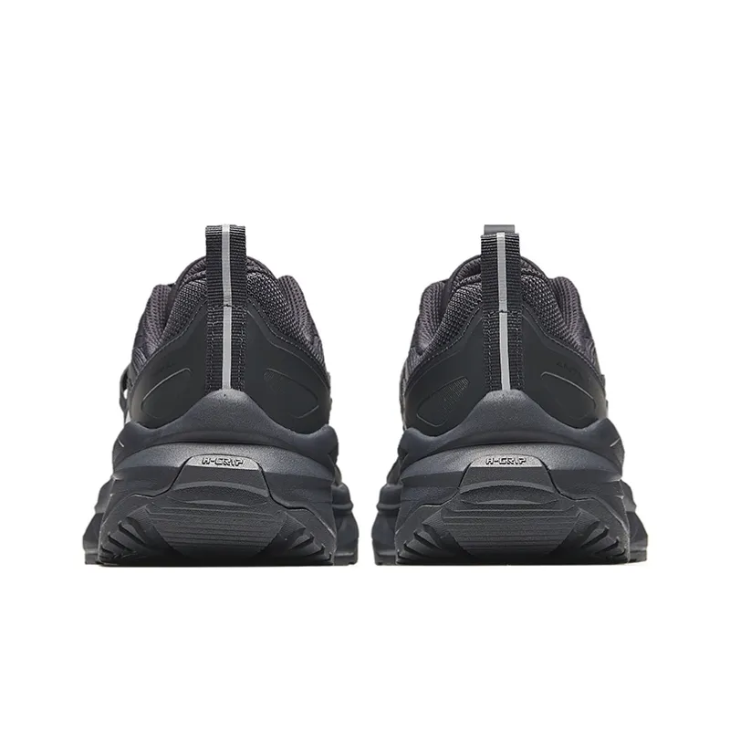 Anta Running Collection Non-slip Wear-resistant Shock Absorption Low-Top Casual Running Shoes Men's Gray Black-3