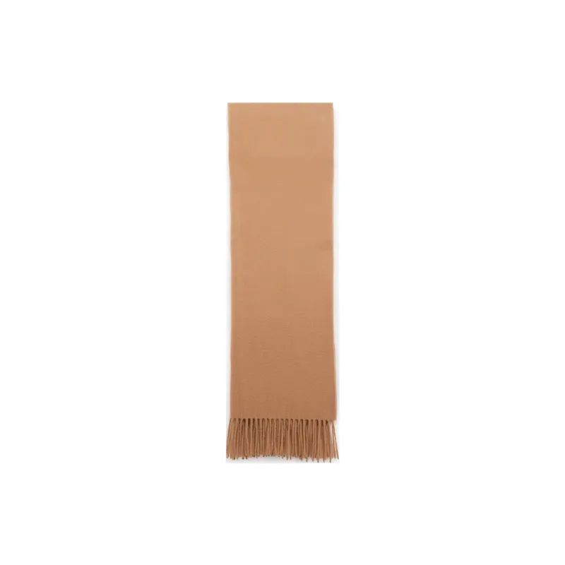TOTEME Wool Knit Scarves Women's Brown-0