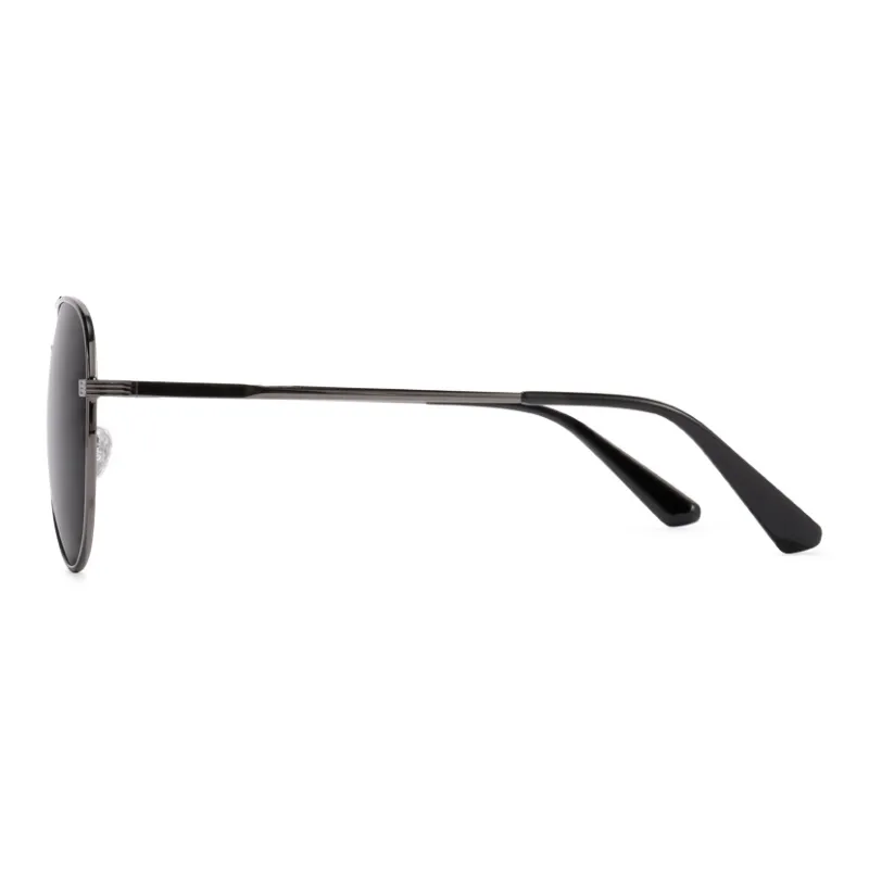 JIGOTT Plate And Metal Aviator Sunglasses Men's-2