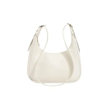 Carksky PU Shoulder Bag Crossbody Bag Women's White/Black