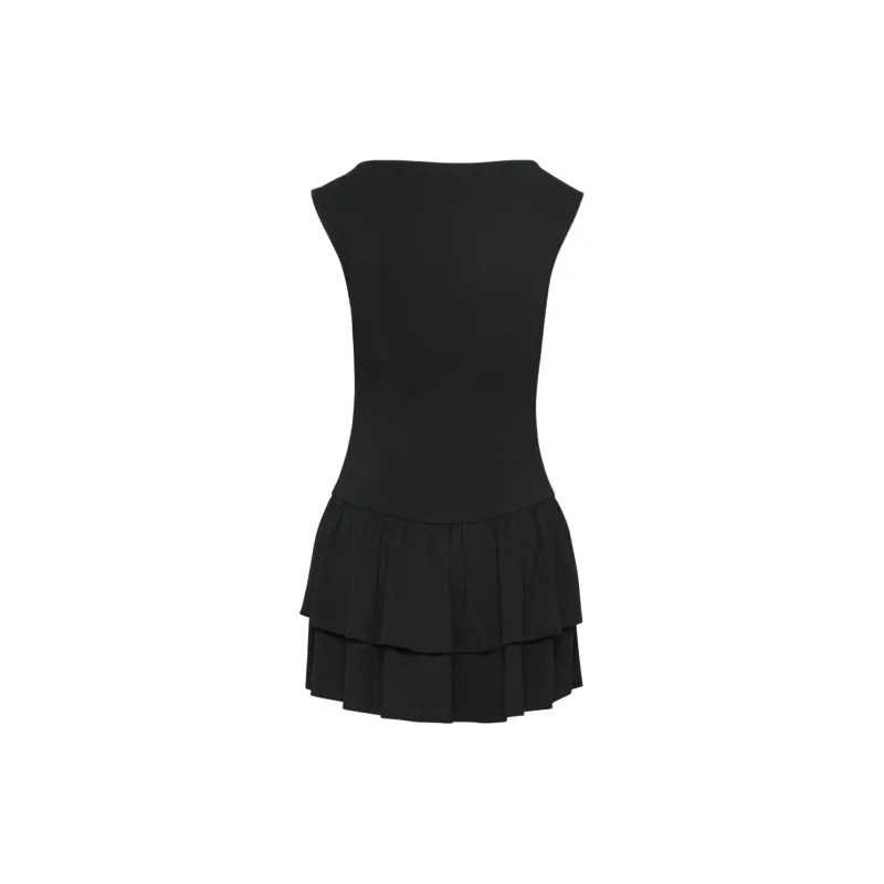 ARITZIA Wilfred Bloomsbury Dress Sleeveless Dress Women's BLACK/Black-1