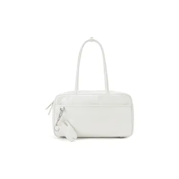 Crying Center Pu Shoulder Bag Regular Women's White/Black/Brown