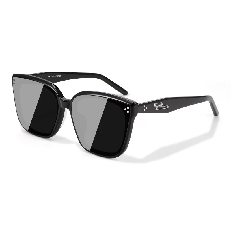 SUYAN Plate Frame Square Sunglasses Unisex-0