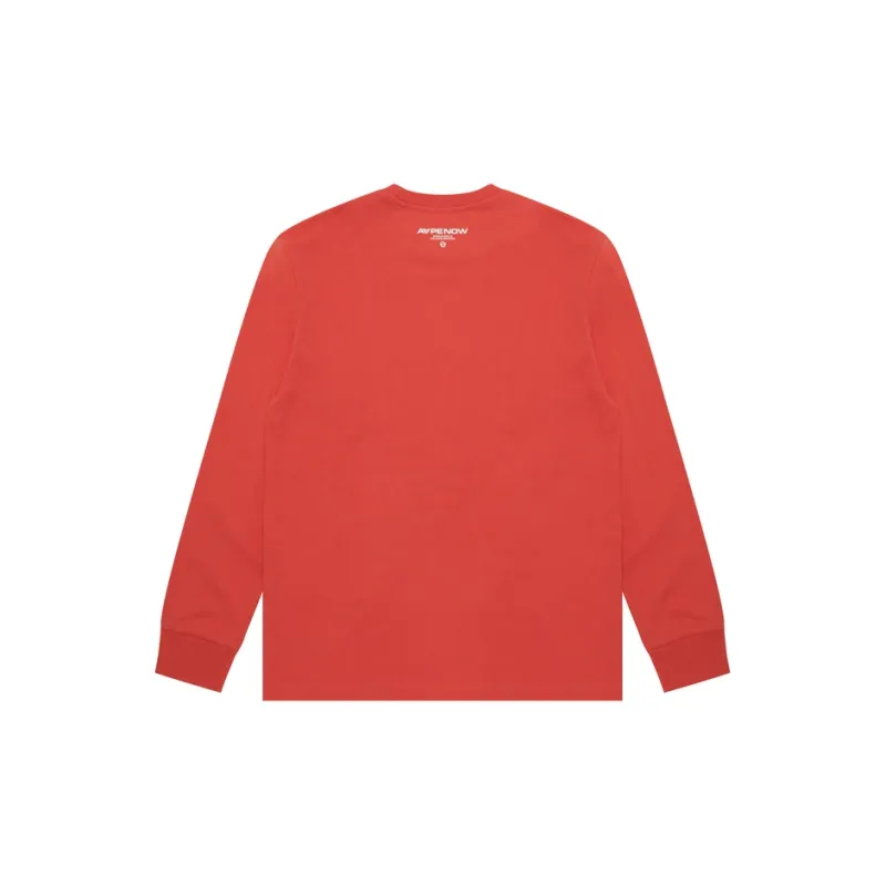 Aape Moonface Logo Long Sleeve T shirt-7