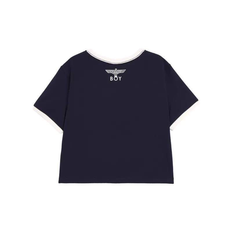 Boy London T-Shirt Women's Navy Blue-1