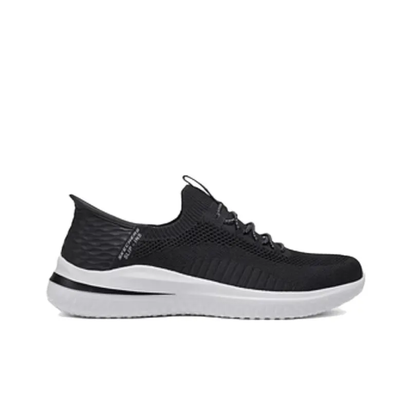 Skechers MENS USA Anti Slip Wear Resistant Low Top Casual Shoes Men's Black-1