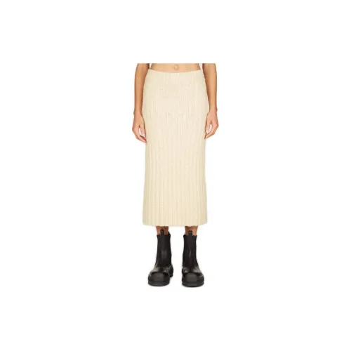 JIL SANDER Casual Long Skirts Women's Off White