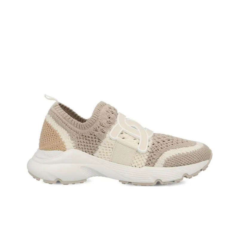 TOD'S Logo Patch Knit Slip On Sneakers Women's-1