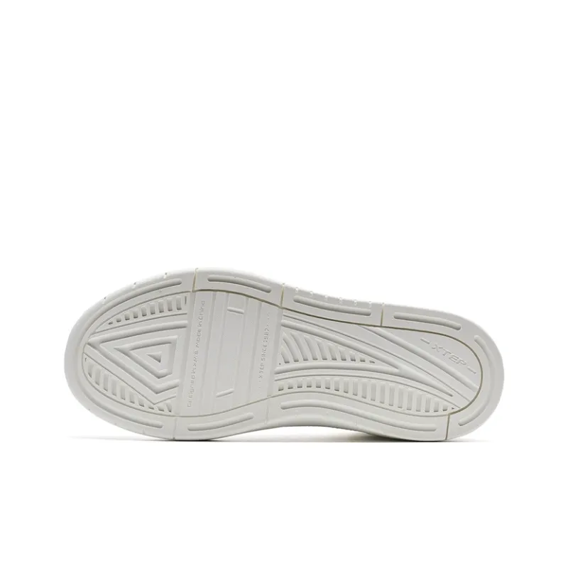 XTEP MAXX LITE Wear Resistant High Top Skateboard Shoes Women's Sail White-6